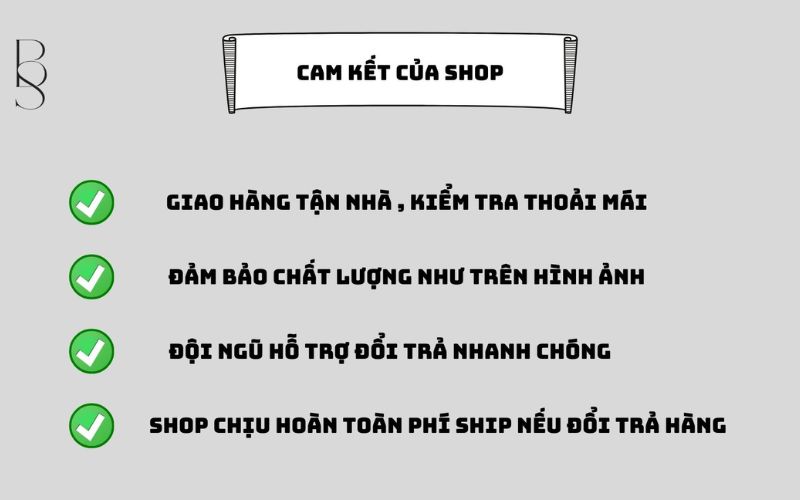 Shop cam kết